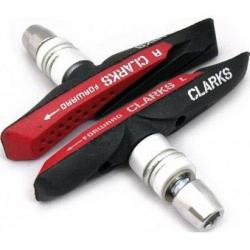 Тормозные колодки Clarks CPS-958, V-Brake, всепогодные, 72 мм, с крепежом, 3-335 - фото