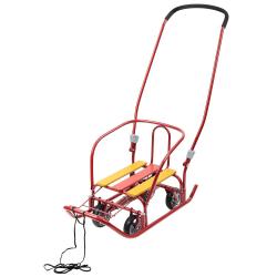 Санки детские НИКА Ветерок 7 универсал+, алый, В7У+/АЛ - фото