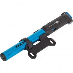 Насос ручной STG GP-87E, Schrader/Presta, шланг, алюминий, черный с синим - фото