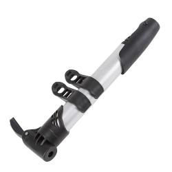 Насос мини, 26x230,высокопрочный пластик, телескопический,крепл.на раму, авто ниппель - фото