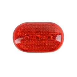 Вел.аксессуары. Фонарь задний, красный, 2-функции ХН-0350, инд. Уп. - фото