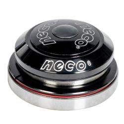 Рулевая колонка Neco H373, IS42/52, 1 1/8-1 1/2", пром.подшипники, черный - фото