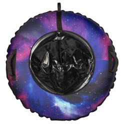 Тюбинг Snowstorm BZ-120_GALAXY, 120 см, черный - фото