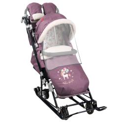 Санки-коляска комбинированная НИКА детям 7-8К - фото