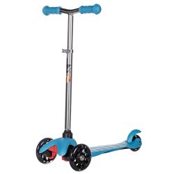 Самокат детский Novatrack Disco-kids Basic (2025) со светящимися колёсами - фото