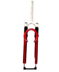 Вилка ES142 26"алюм, красн. - фото