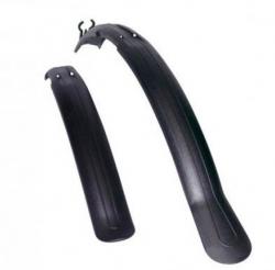 Крылья, переднее и заднее,PM-15 в комплекте с крепежом на 20, МТВ, чёрный, пластик - фото