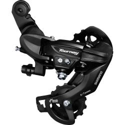 Переключатель задний Shimano Tourney TY300, 6/7 скоростей, крепление на петух, 2-6000 - фото