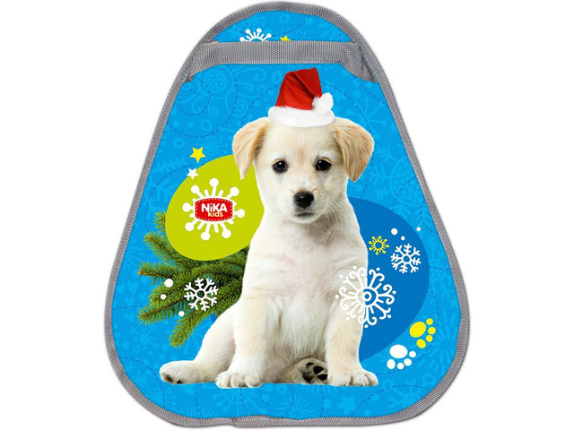 Ледянка НИКА мягкая грушевидная с рисунком, щенок