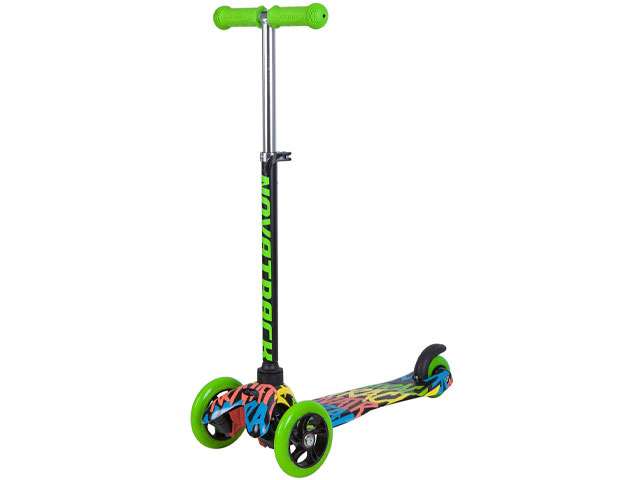Самокат-кикборд Novatrack Disco-kids Basic (2018)