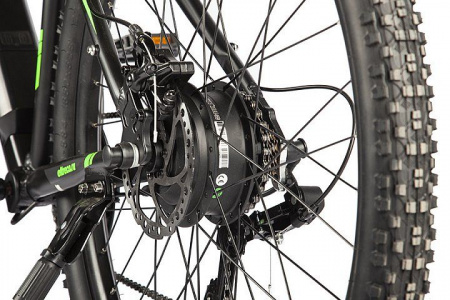 Электровелосипед Eltreco XT 600 Pro (2024) (Велогибрид Eltreco XT 600 Pro Сине-оранжевый-2668, 024312-2668)