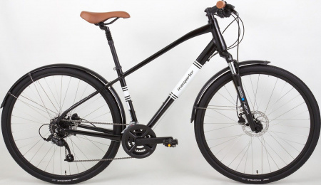 Велосипед Titan Racing Transporter Berlin (2024) (Велосипед Titan Racing Transporter Berlin Рама:M(43,5cm) 700C Midnight Shine, 2453100110435)