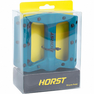 Педали Horst, нейлон H601, широкие, ось Cr-Mo с 2-мя герметичными промподшипниками, 364 г, 00-170844 - фото
