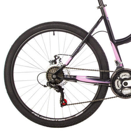 Велосипед Foxx Salsa D 26" (2023) (Велосипед FOXX 26" SALSA D черный, сталь, размер 19")