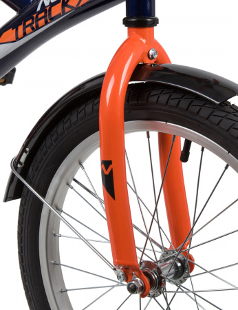 NOVATRACK ASTRA 18" (2020) (Велосипед NOVATRACK 18" ASTRA синий, тормоз нож, крылья, багажник, защита А-тип)
