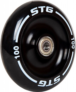 Колесо STG Х105165, PU 100mm для трюковых самокатов с алюминиевым ободом, 1шт - фото