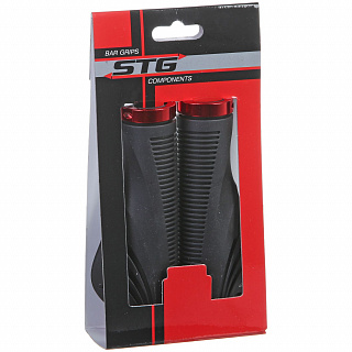 Грипсы STG, 140 мм, чёрный - фото