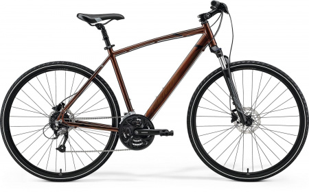 Велосипед Merida CROSSWAY 40 28" (2021) (Велосипед Merida 2021 CROSSWAY 40, 700C, XL(58) Коричневый/Черный (6110887919))