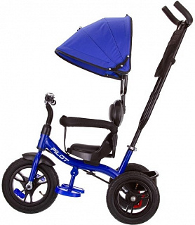 Велосипед трехколесный Pilot PTA1, с ручкой управления - фото