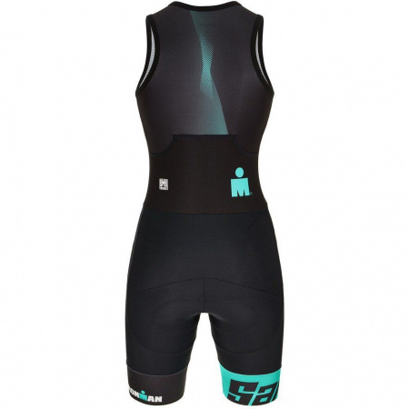 Трисьют без рукавов женский Santini Ikaika-Ironman Women's NS Trisuit (Трисьют без рукавов жен Santini Ikaika-Ironman Women's NS Trisuit/Зеленый-Черный,M,2I771IMGIKA.AC.M)