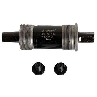 Каретка Neco B910, (BSA) квадрат, 73х122.5 мм, черный - фото