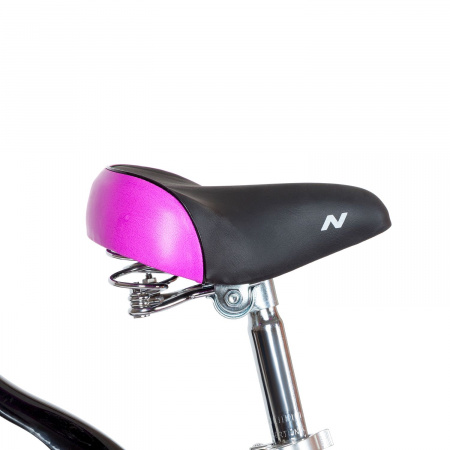 Велосипед NOVATRACK NOVARA 14" (2022) (Велосипед NOVATRACK 14" NOVARA алюм., фиолетовый, пер.руч., зад.нож. тормоз, короткие крылья, полная)