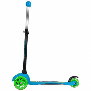 Самокат-кикборд Novatrack Disco-kids Print Basic (2020) - фото