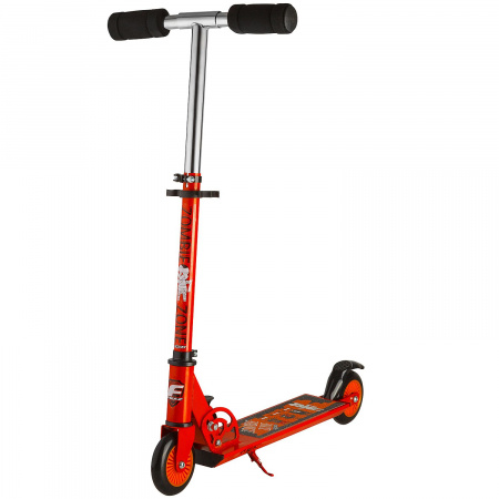 Самокат Foxx Zomby Zone 100 (Самокат городской Foxx Zomby Zone алюм+сталь PU колеса100мм,ABEC-7, оранжевый #117764)