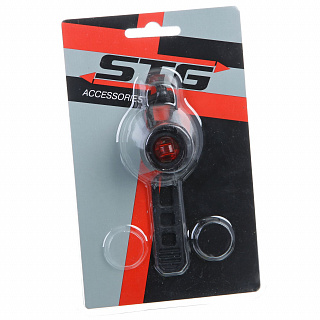 Фонарь велосипедный STG, задний - фото