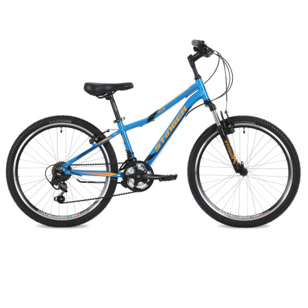 Велосипед Stinger Boxxer 24" (2018) (Велосипед Stinger 24" Boxxer; 14"; синий; TY21/TZ30/TS38)