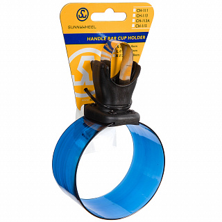 Подстаканник Sunnywheel, модель SW-CH-113, крепление на руль, синий - фото