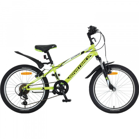 Велосипед Novatrack Extreme 20" (2018) (Велосипед NOVATRACK 20", EXTREME, зелёный, сталь, 6-скор, TY21/TS38/SG-6SI, V-brake)