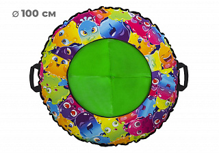 Тюбинг 65см ОКСФОРД SLIME - фото