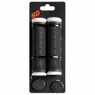 Грипсы STG, черно-белая - фото