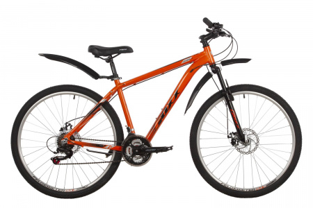 Велосипед FOXX ATLANTIC D 27.5" (2022) (Велосипед FOXX 27.5" ATLANTIC D оранжевый, алюминий, размер 18")