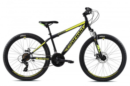 Велосипед CAPRIOLO RAVEN 260 FS 26" (2023) (Велосипед подростковый CAPRIOLO RAVEN 260 FS 26" Неоновый/Жёлтый, 150-170cm Сталь,920411-14.5)