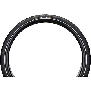 Покрышка Continental Contact Plus, SafetyPlusBreaker, 700x42C (42-622), E-50, черная со светлой полосой, 02-0101006 - фото