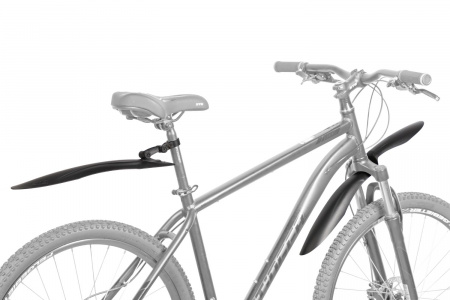 Комплект крыльев Bike Parts FS-01, 24-26" (Комплект крыльев Bike Parts FS-01, 24-26", черный)