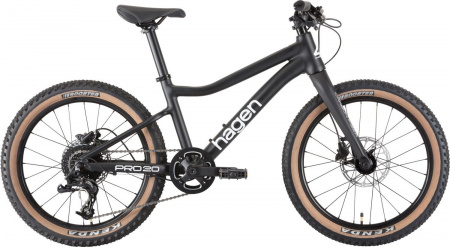 Велосипед Hagen Teen Pro 20 Carbon (2024) (Велосипед Hagen Teen Pro 20 Carbon, 3XS (12), 20 Черный матовый, H24TP20C91HB)