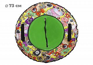 Тюбинг-ватрушка Тяни-Толкай 73см ОКСФОРД FANCY (С камерой), ТТ.002VR6 - фото