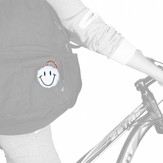 Светоотражатель STG "Смайлик". - фото