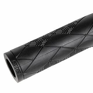 Грипсы STG Base, 126 мм, черный - фото