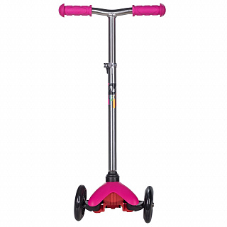 Самокат детский Novatrack Disco-kids Basic (2025) со светящимися колёсами - фото