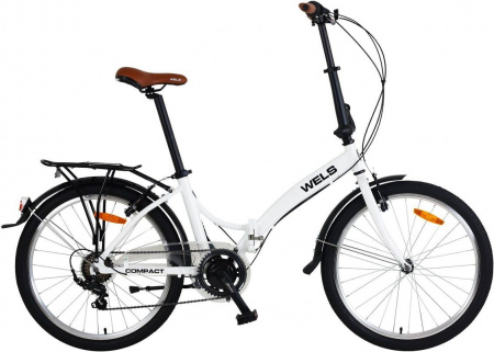 Велосипед WELS Compact 24-7 2.0 (Велосипед WELS Compact 24-7 2.0, Белый, 14", WELS003)