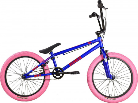Велосипед Stark Madness BMX 1 (2025) (Велосипед Stark'25 Madness BMX 1 ярко-синий/красный/светлый розовый, HQ-0010259)