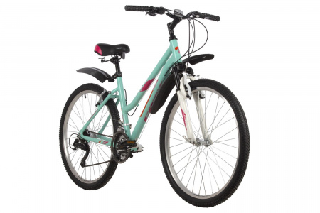 Велосипед FOXX BIANKA 26" (2022) (Велосипед FOXX 26" BIANKA зеленый, алюминий, размер 19")