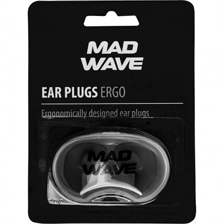 Беруши силиконовые Mad Wave Ergo Ear Plug (Беруши силиконовые MAD WAVE ERGO EAR PLUG, One size, черный, M0712 01 0 01W)