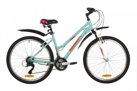 Велосипед FOXX BIANKA 26" (2022) (Велосипед FOXX 26" BIANKA зеленый, алюминий, размер 19")