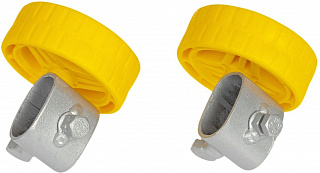 Кронштейн 40 с колесами на детские санки УС40К - фото