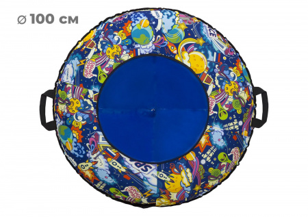 Тюбинг 73см ОКСФОРД KOSMOS (Тюбинг 100см ОКСФОРД KOSMOS (С камерой), ТТ.002VR79)